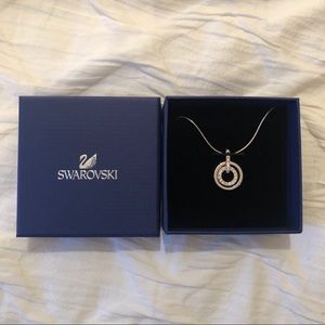 Swarovski Crystal Circle Necklace